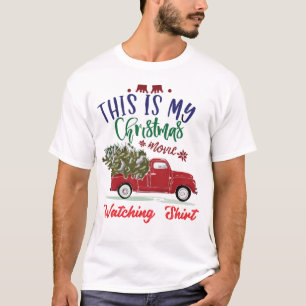 Dit is mijn kerstfilm die T-Shirt bekijkt
