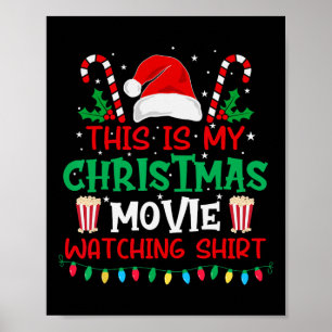 Dit is mijn kerstfilm-kijkshirt - Grappig Poster