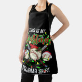 Dit is mijn kersthonkbal Pajama Santa Hat Schort (Insitu)