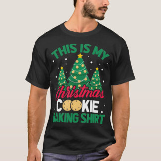 Dit is mijn kerstkoekjeskoekje die de kerstboom ba t-shirt