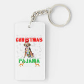 Dit is mijn kerstpajama beagle met kerst. sleutelhanger (achterkant)