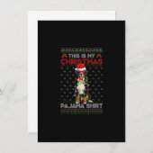 Dit is mijn kerstpajama Bernese Mountain Dog U Kaart (Voorkant / Achterkant)