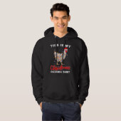 Dit is mijn kerstpajama Chicken Lights en San Hoodie (Voorkant volledig)