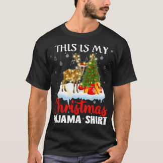 Dit is mijn kerstPajama Deer Matching Familie T-shirt