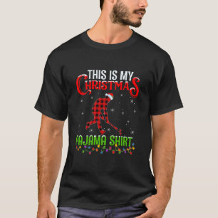Dit is mijn kerstpajama Field Hockey Player T-shirt