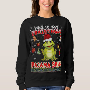 Dit is mijn kerstpajama Frog Ugly Sweater Mer
