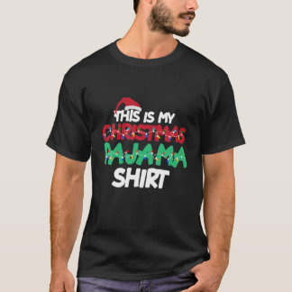 Dit is mijn kerstPajama grappige kerst T-shirt