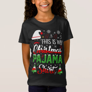 Dit is mijn kerstpajama-kerstfamilie t-shirt