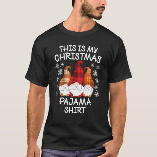 Dit is mijn kerstpajama Mannen W T-shirt (Voorkant)
