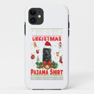 Dit is mijn kerstPajama Newfoundland Dog iPhone 11 Hoesje