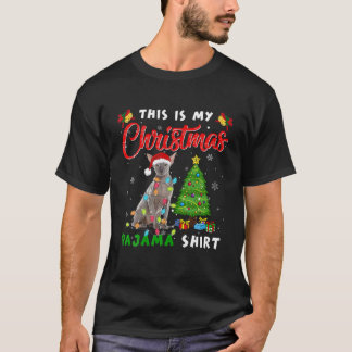 Dit is mijn kerstpajama Peterbald Lover T-shirt