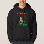 Dit is mijn kerstpajama Santa Bearded Dragon Hoodie (Voorkant)