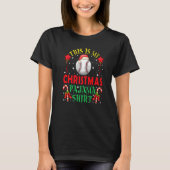 Dit is mijn kerstpajama Shirt Funny Baseball S (Voorkant)