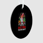 Dit is mijn kerstpajama Shirt Gnome Kerstmis Ornament (voorkant)