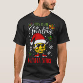 Dit is mijn kerstpajama Softball Mannen T-Shirt (Voorkant)