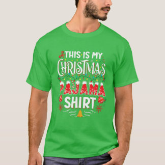 Dit is mijn kerstpajama-wedstrijd voor de familie t-shirt