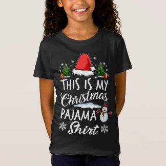 Dit is mijn kerstpajama-wedstrijd voor de familie  t-shirt