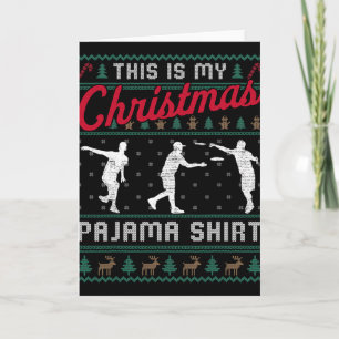 Dit Is Mijn Kerstpyjama Disc Golf Lelijke Trui Kaart