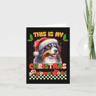 Dit is mijn kerstpyjama, een grappige Australische Kaart