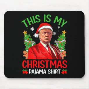Dit is mijn kerstpyjama Funny Trump Xmas PJS M Muismat