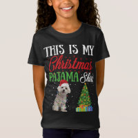 Dit is mijn kerstpyjama Maltezer minnaar hond cade