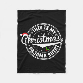 Dit is mijn kerstpyjama-ontwerp fleece deken