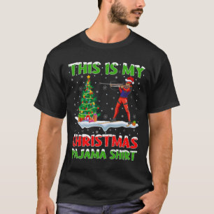 Dit is mijn kerstpyjama-Shirt Biathlon Christm T-shirt