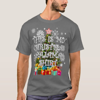 Dit is mijn kerstpyjama wintervakantie seizoen t-shirt