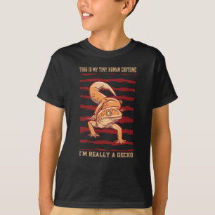 Dit is mijn kleine menselijke kostuum t-shirt