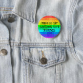 Dit is mijn komende Button LGBTQ Gay Pride (In situ)