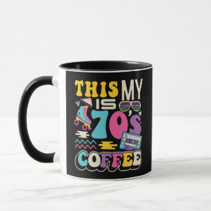 Dit is mijn kostuum koffie retro vibes koffie gesc mok