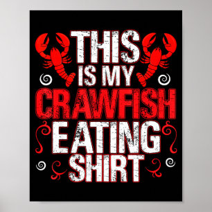 Dit Is Mijn Kreeft Eet Shirt Grappig Kreeft Poster