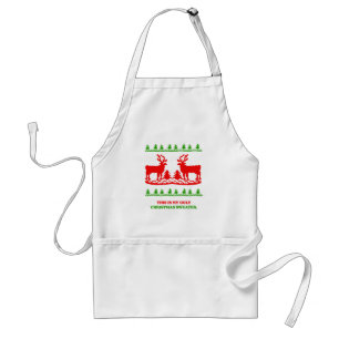 Dit is mijn lelijke kerstkeuter standaard schort