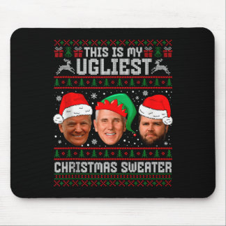 Dit Is Mijn Lelijkste Kersttrui Funny Trump V Muismat