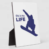 Dit is mijn leven (Snowboarding) Fotoplaat (Zijkant)