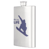 Dit is mijn leven (Snowboarding) Heupfles (Links)
