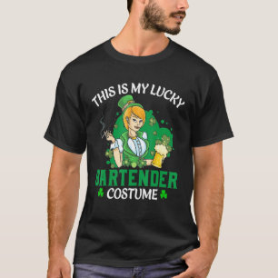 Dit is mijn Lucky Bartender Costume Happy Patrick' T-shirt