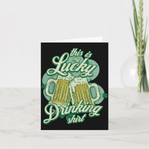 Dit is mijn Lucky Drinking Funny St Patricks Day Kaart