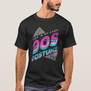 Dit is mijn luie 90s Costume Party 1990s Retro Nin T-shirt