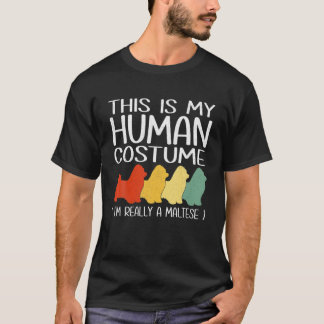 Dit is mijn Maltese overdekte kostuum T-shirt