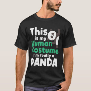 Dit is mijn man, ik ben echt een panda t-shirt