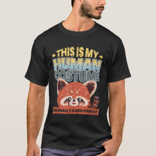 Dit is mijn man, ik ben echt een rode panda t-shirt