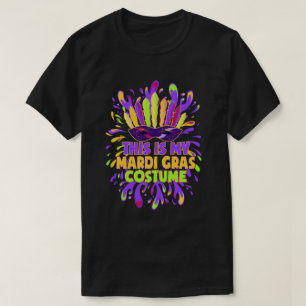 Dit is mijn Mardi Gras Costume Carnaval feest T-shirt