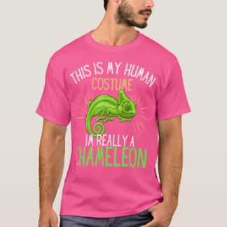 Dit is mijn mens in een echte kameleon t-shirt