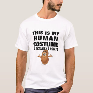 Dit is mijn menselijk kostuum, ik ben echt een aar t-shirt