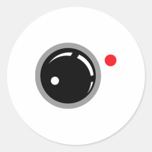 Dit is mijn menselijk kostuum. Ik ben echt een cam Ronde Sticker