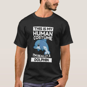 Dit is mijn menselijk kostuum. Ik ben echt een dol T-shirt