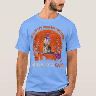 Dit is mijn menselijk kostuum. Ik ben echt een Kat T-shirt