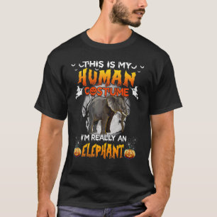 Dit is mijn menselijk kostuum. Ik ben echt een oli T-shirt