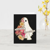 Dit is mijn menselijk kostuum Ik ben echt een slak Kaart (Gele Bloem)